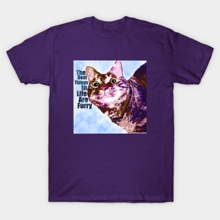 The Best Things In Life are FURRY T-Shirt